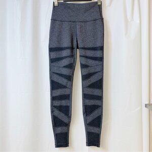 Lululemon Wunder Under Special Edition Tech Mesh 28" Size 8 Heathered Black